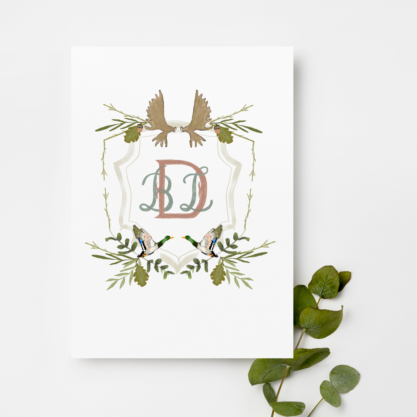 The Blakely - Custom Wedding Crest - Custom Crest with Personalized Lettering