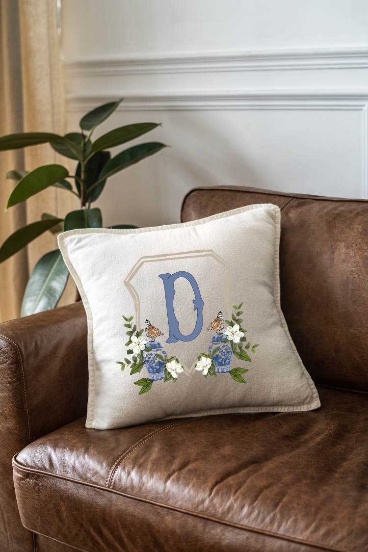 The Darcy - Custom Crest - Custom Crest with Personalized Lettering