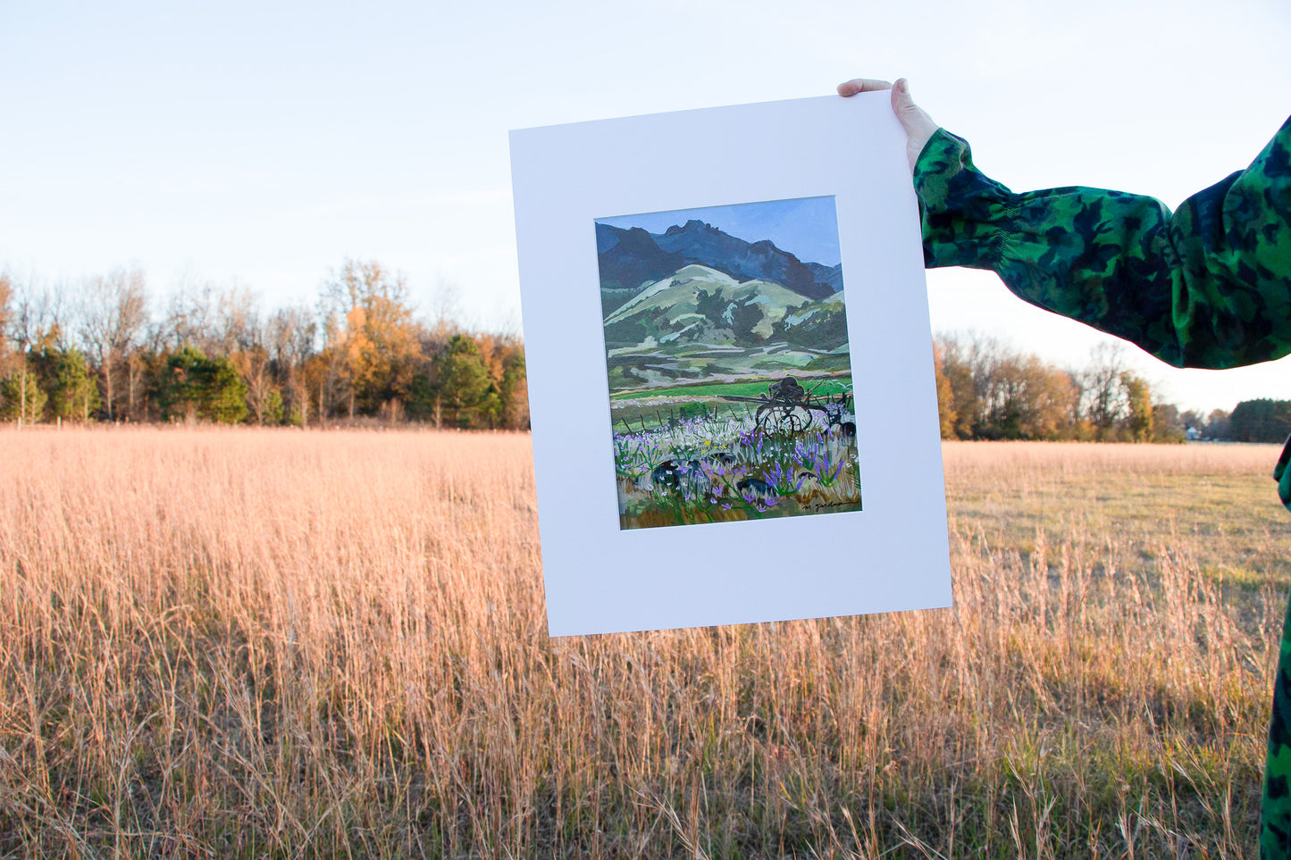 8.5x11" Matted Something Old, Something New PRINT