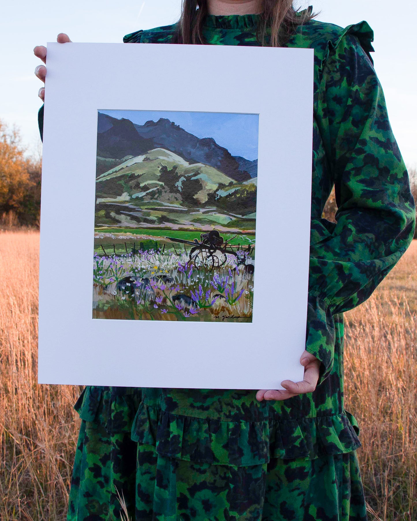 8.5x11" Matted Something Old, Something New PRINT