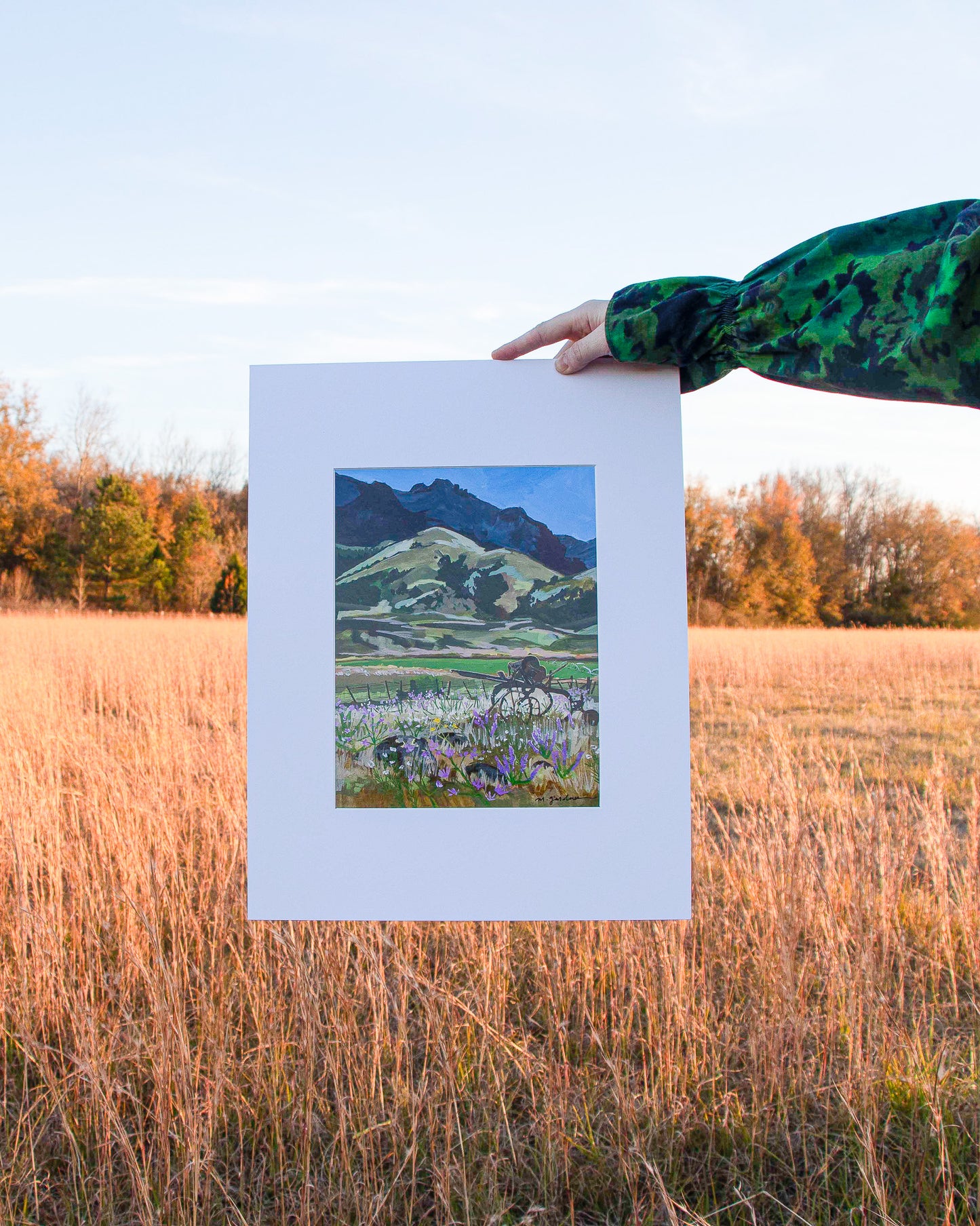 8.5x11" Matted Something Old, Something New PRINT