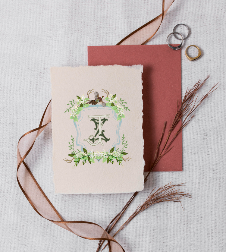 The Julia - Custom Crest - Custom Crest with Personalized Lettering