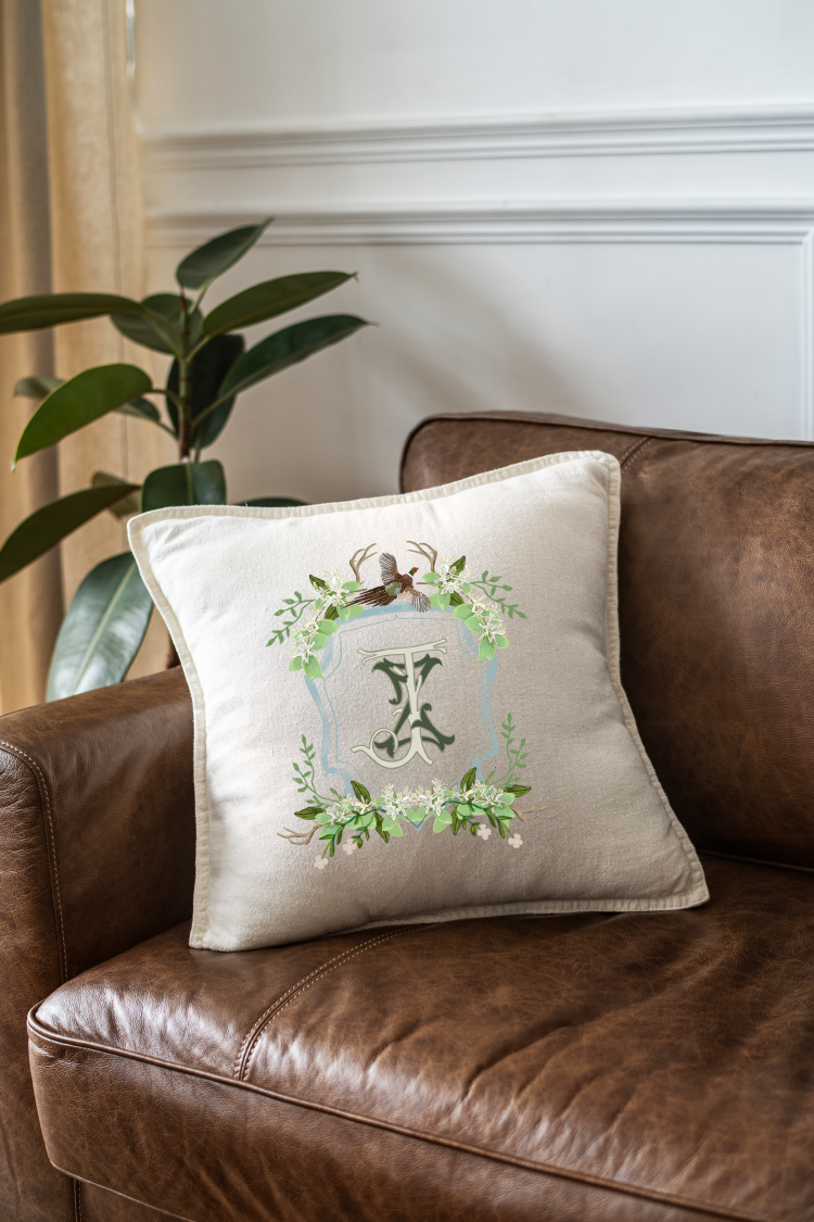 The Julia - Custom Crest - Custom Crest with Personalized Lettering