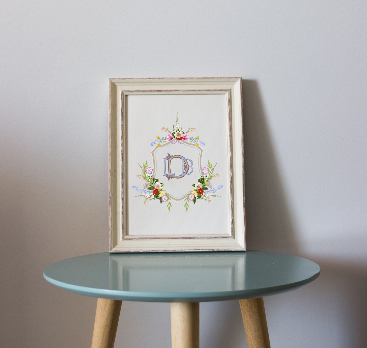The Lindsey - Custom Wedding Crest - Custom Crest with Personalized Lettering