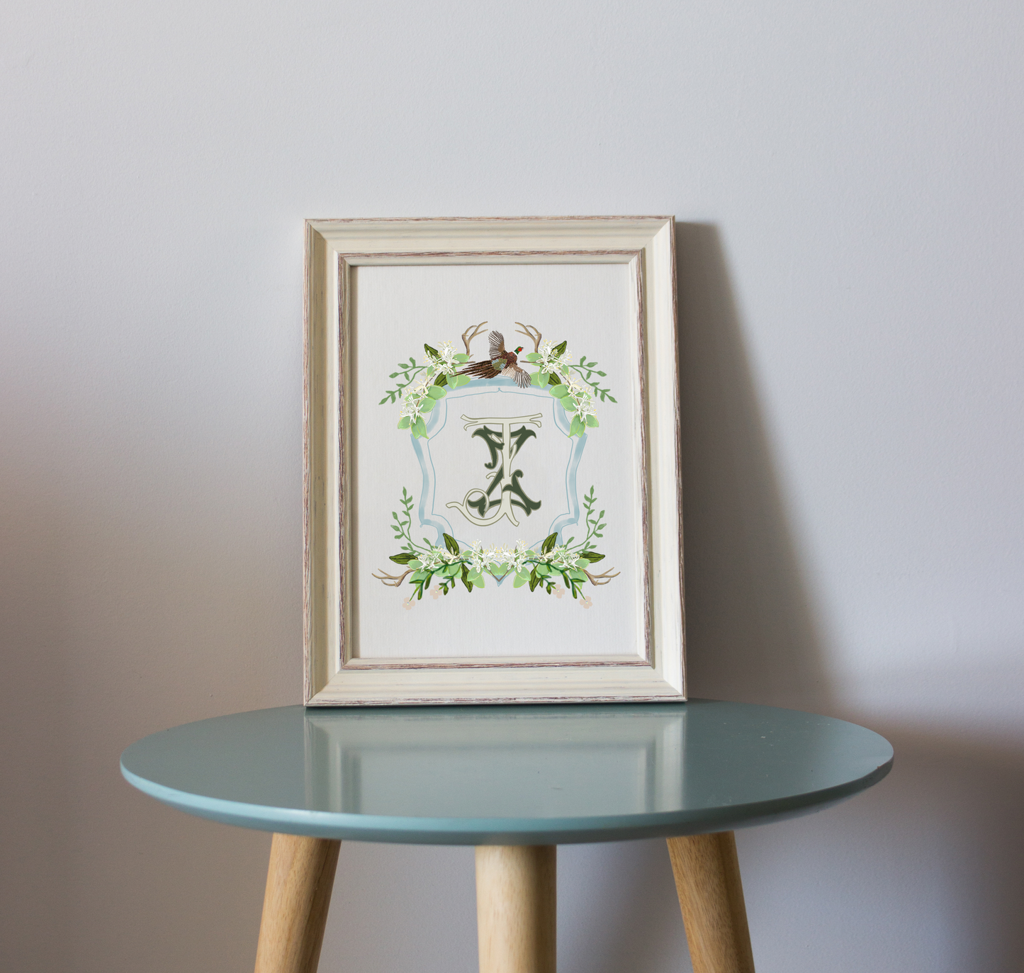 The Julia - Custom Crest - Custom Crest with Personalized Lettering