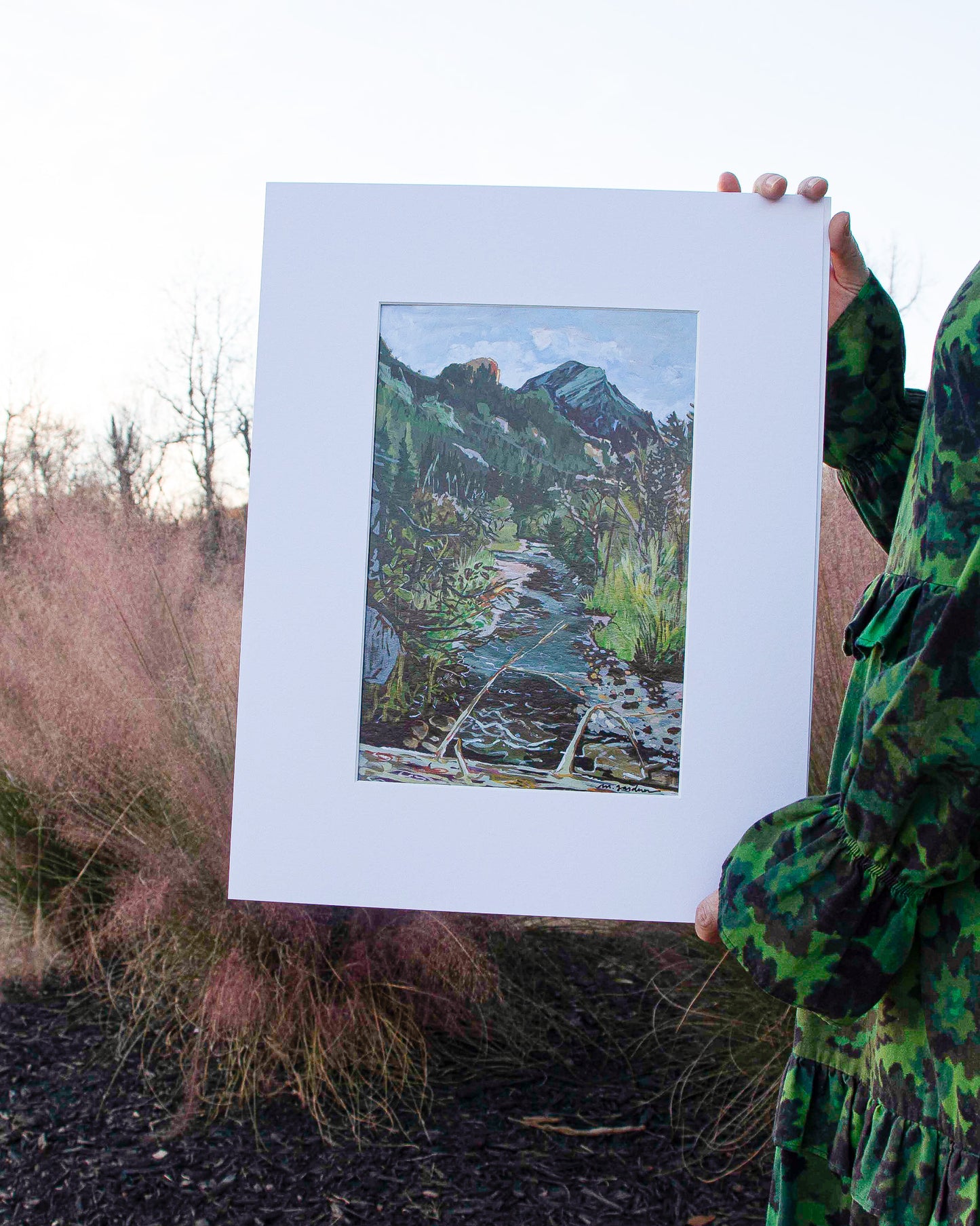 8x12" Matted Run of the Mill PRINT